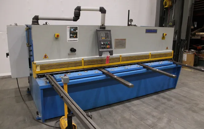 1/4" x 10' Birmingham #H-1035-C, hydraulic power squaring shear, 24" backgauge, 14 SPM, 10 HP - Image 2