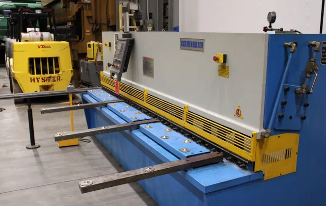 1/4" x 10' Birmingham #H-1035-C, hydraulic power squaring shear, 24" backgauge, 14 SPM, 10 HP - Image 8