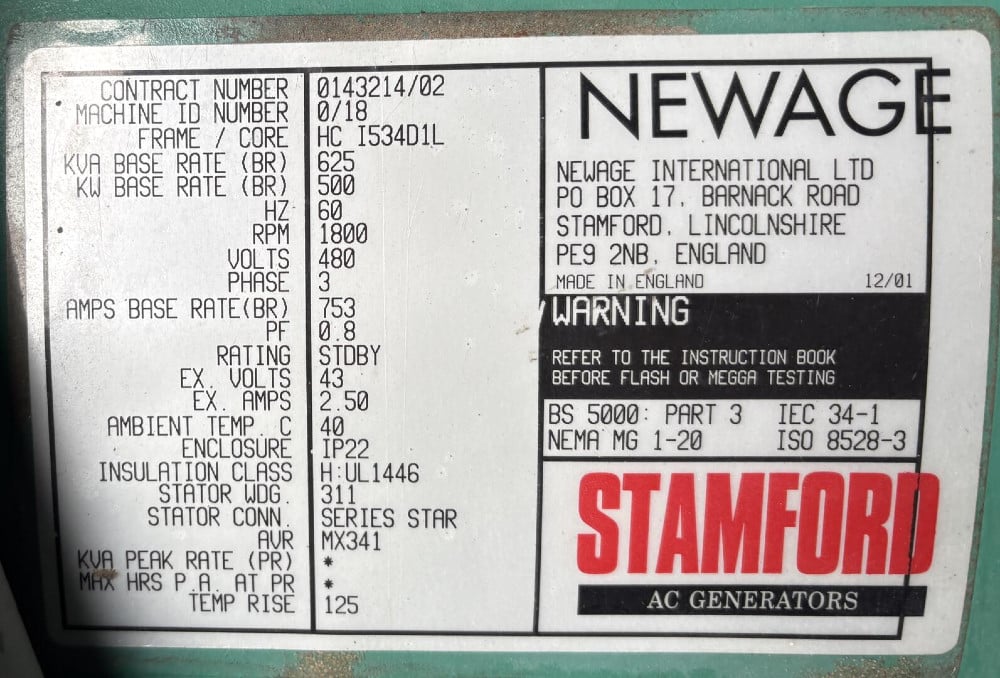 500 KW Cummins #GTA28, Natural Gas Generator, 277/480 Volts - Image 8