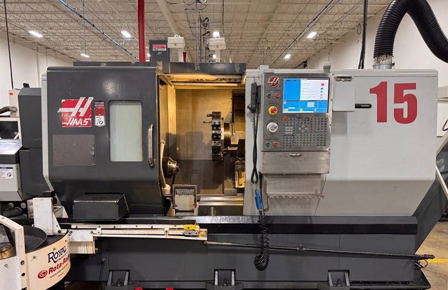 Haas #ST-30, CNC lathe, 21" swing, 32.5" centers, 3" bar, 10" chuck, programmable hydraulic tailstock, 2015 - Image 1