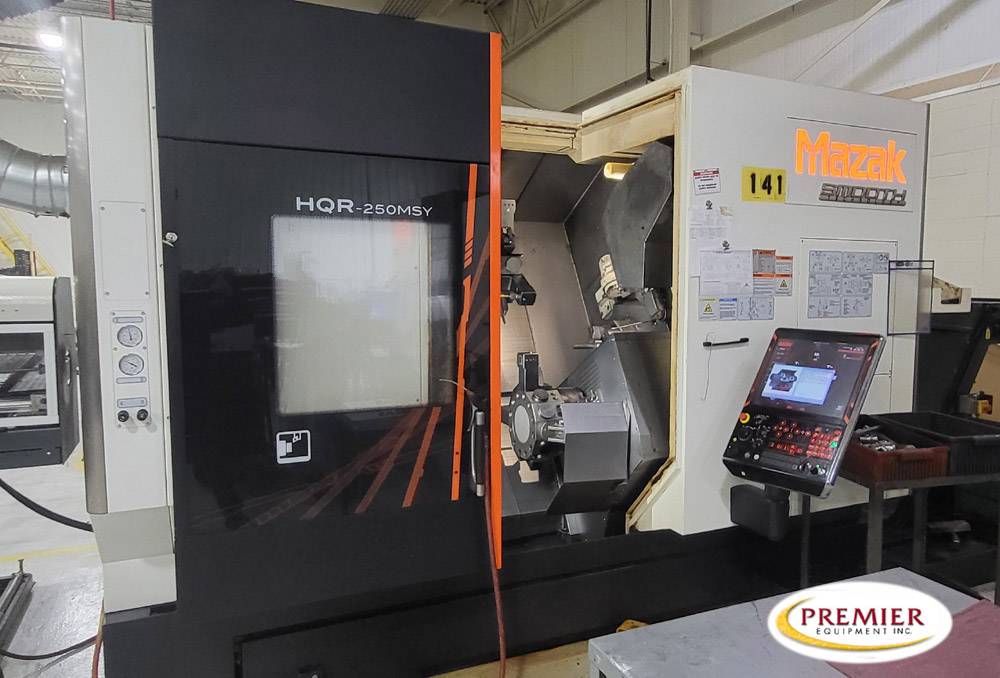 Mazak #Hyper-Quadrex-250MSY, multi-axis CNC turning center, Mazatrol Smooth G Control, 14.5" swing, 3.1" bar - Image 1