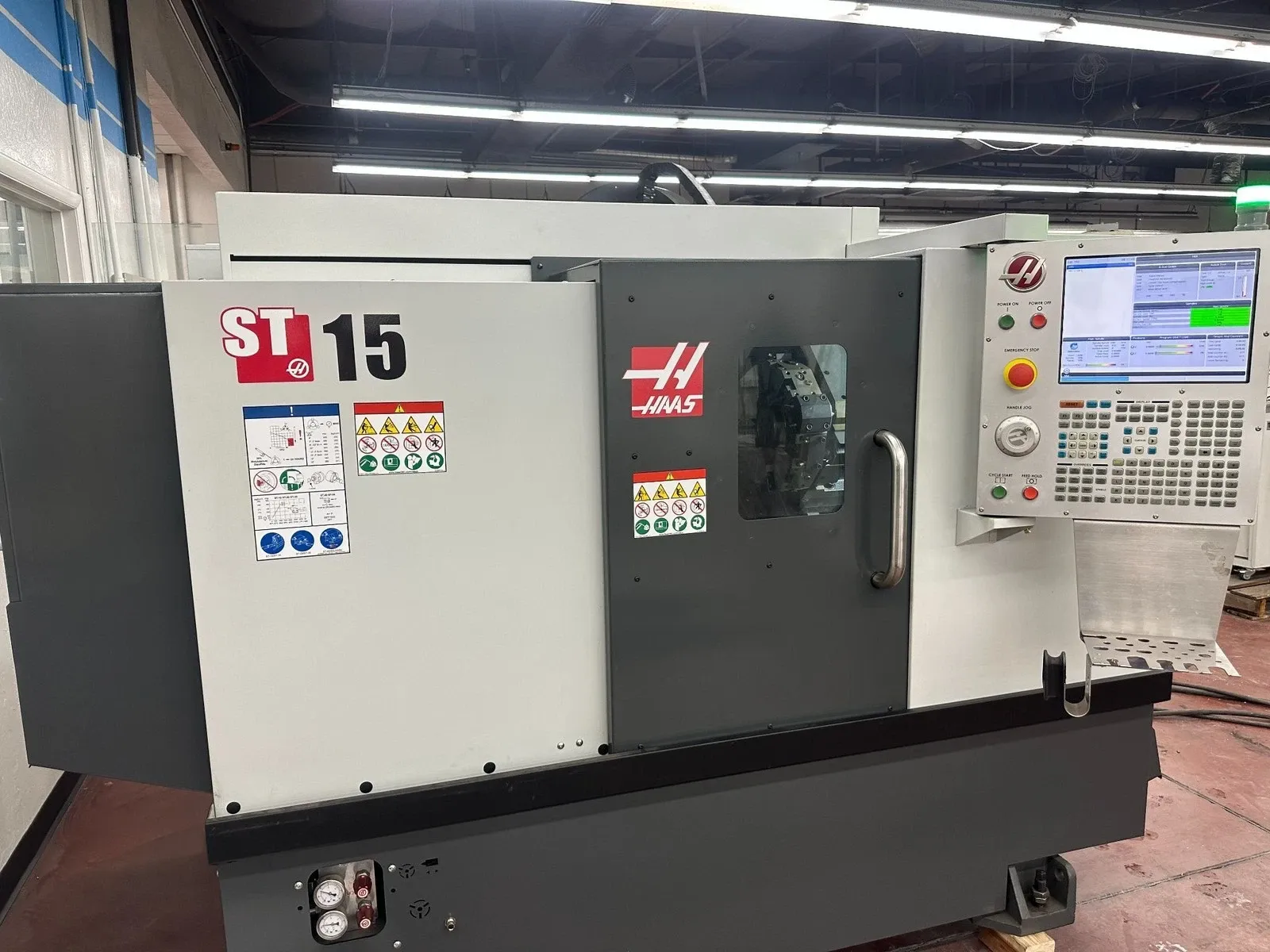 Haas #ST-15, CNC Lathe, 7.88" X, 16" Z, 12" cutting diameter, 16" cutting length, 8" chuck, 2.5" bar, 20 HP - Image 1