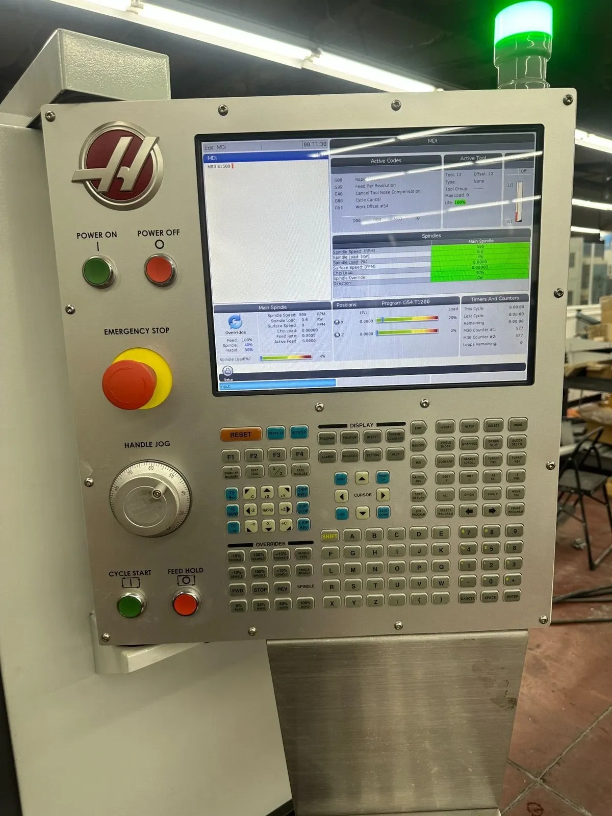 Haas #ST-15, CNC Lathe, 7.88" X, 16" Z, 12" cutting diameter, 16" cutting length, 8" chuck, 2.5" bar, 20 HP - Image 8