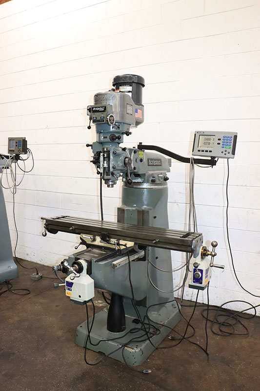 Bridgeport Hardinge #Series-I, vertical mill, 9" x49" table, 2 HP, 36" X, 12" Y, 16" Z, R-8, 60-4200 RPM - Image 3