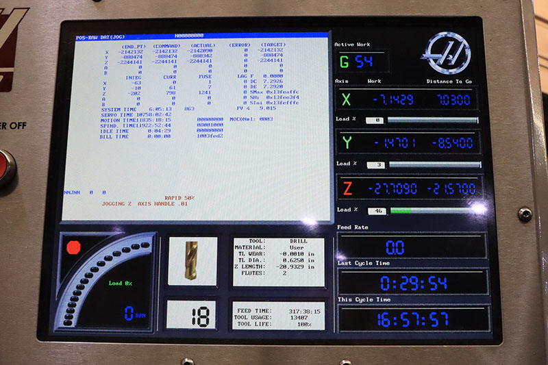 Haas #VF-3B, CNC vertical machining center, 24 automatic tool changer, 40" X, 20" Y, 25" Z, 7500 RPM, #40, 20 - Image 5