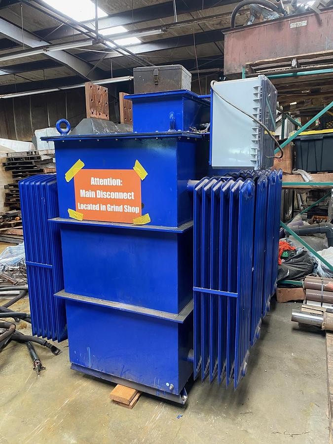 10000 Amp. 12 VDC, 480 VAC, Zinex Rectifier, 3-Phase, 160 KVA, oil-cooled SCR - Image 1
