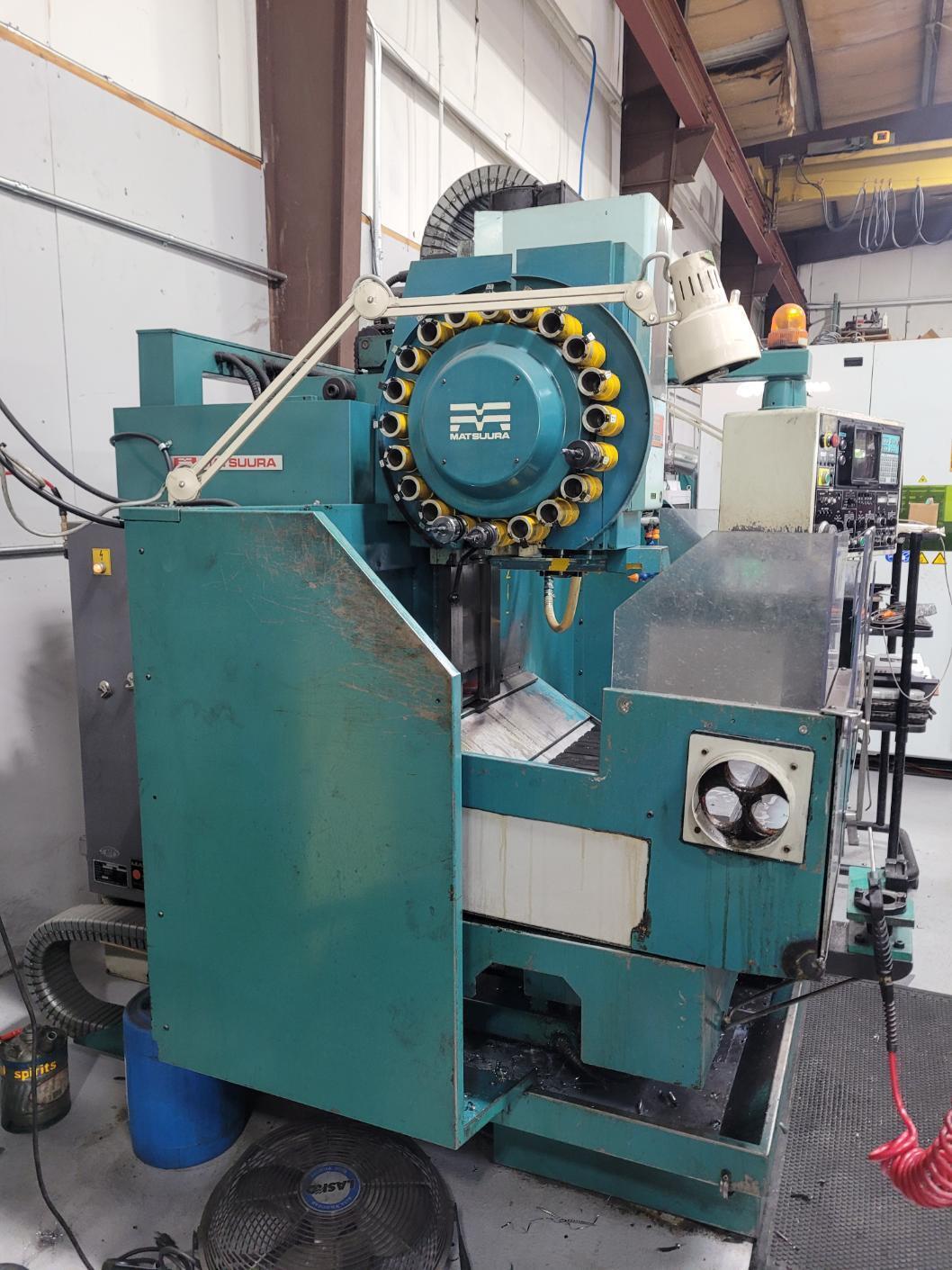 Matsuura #MC-560V, CNC vertical machining center, 20 automatic tool changer, 22" X, 15.8" Y, 17.7" Z, 7000 - Image 2