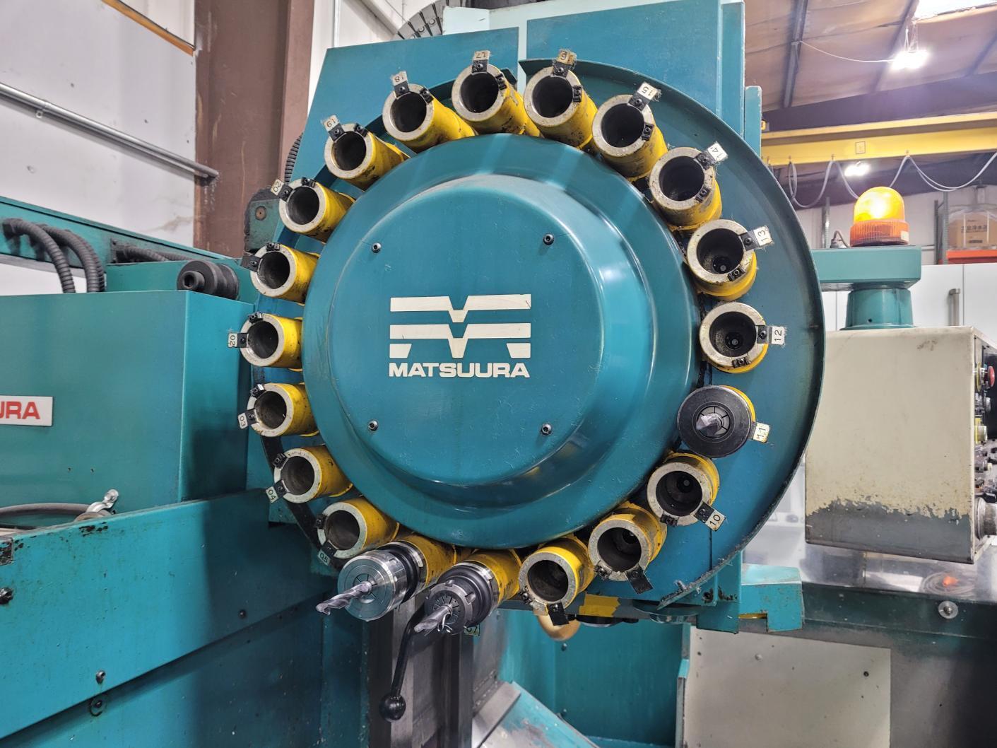 Matsuura #MC-560V, CNC vertical machining center, 20 automatic tool changer, 22" X, 15.8" Y, 17.7" Z, 7000 - Image 3