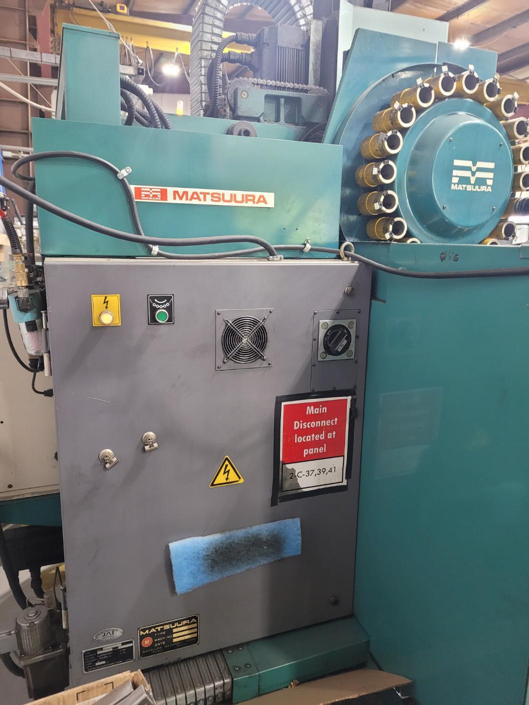 Matsuura #MC-560V, CNC vertical machining center, 20 automatic tool changer, 22" X, 15.8" Y, 17.7" Z, 7000 - Image 5