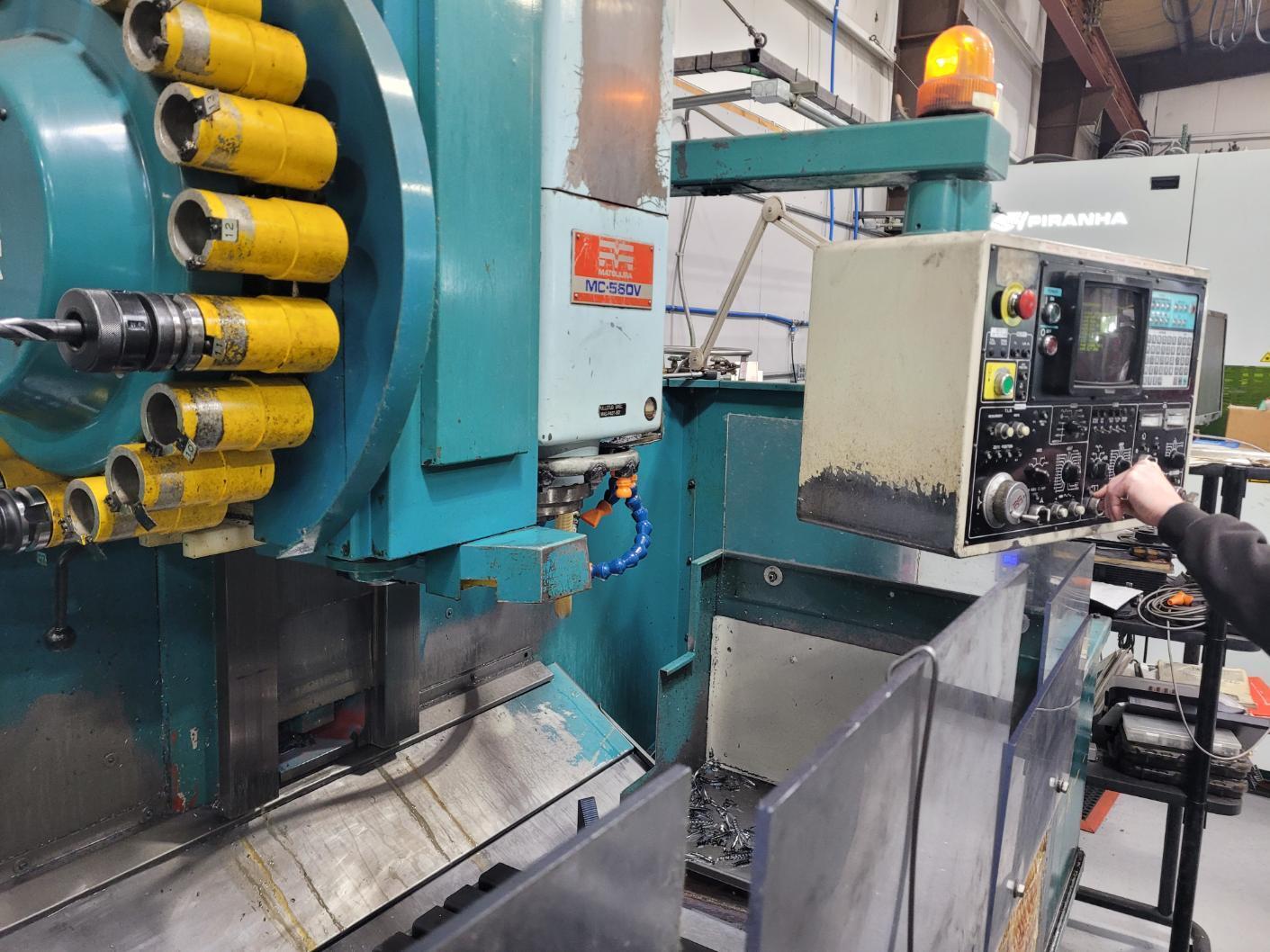 Matsuura #MC-560V, CNC vertical machining center, 20 automatic tool changer, 22" X, 15.8" Y, 17.7" Z, 7000 - Image 6