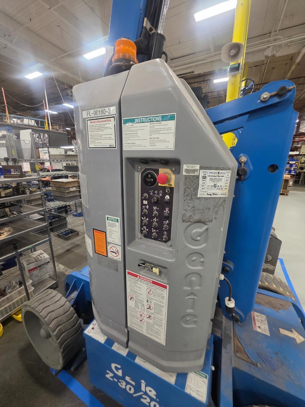 500 lb. Genie #Z-30/20N, electric articulating boom lift, 4' jib length, 36' lift height - Image 7