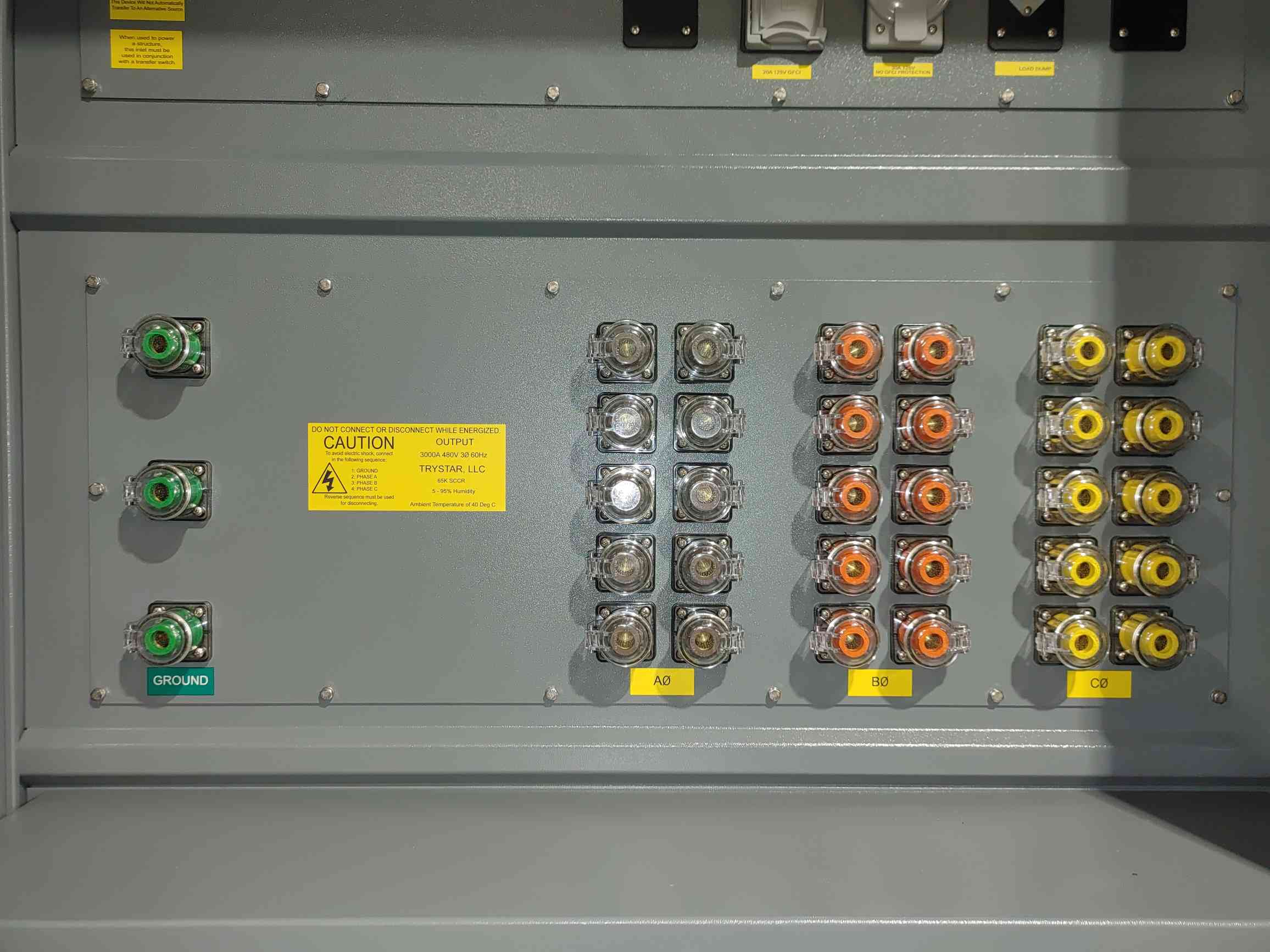 3000 Amp. Trystar #GHUA1.N5-A-A-A2, generator docking station, 3 phase, 480 Volts, new - Image 5