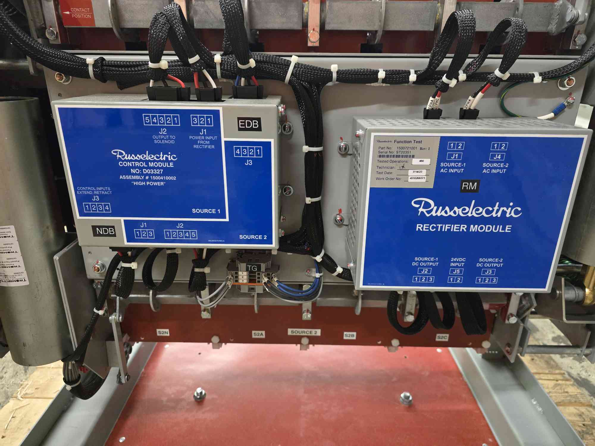 2000 Amp. Russelectric #RTS30-ABOC20004AMF1, automatic transfer switch, 480 Volts, new - Image 4