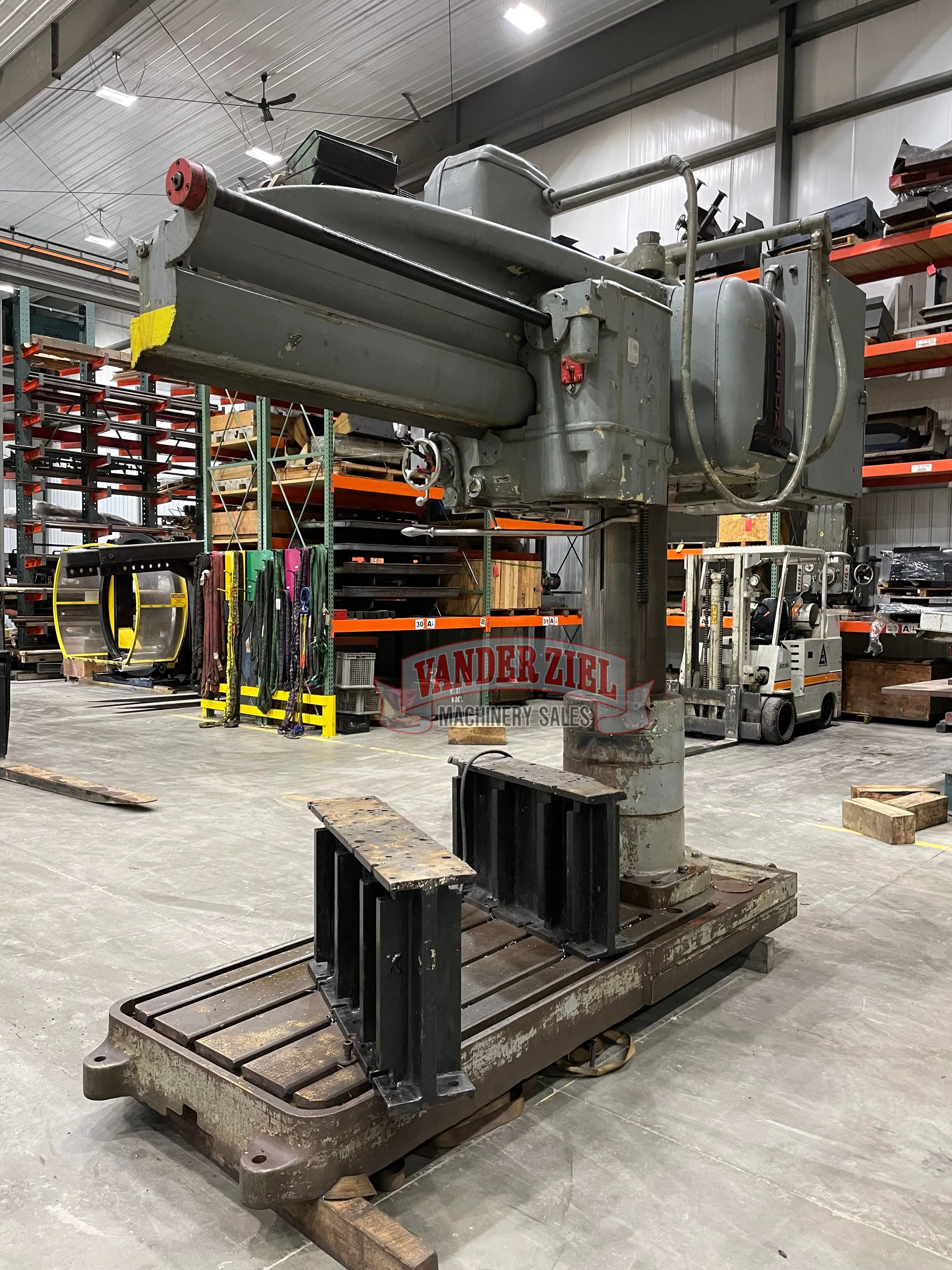 6' -15" Carlton #3A, Radial Drill, 8'-4" arm swing, 77" x 36" base working surface, 1200 RPM - Image 4