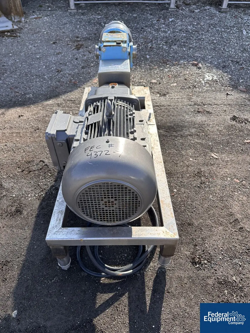 3888 psi, Waukesha #U130, Positive Displacement Rotary Lobe Pump, Stainless Steel, 15 HP, 2021 - Image 5