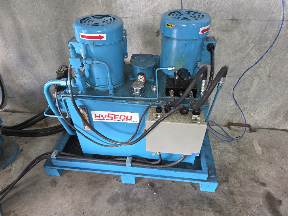 500 Ton, Hyseco, 4-Post Compression / Embossing Hydraulic Press, 6" stroke - Image 5