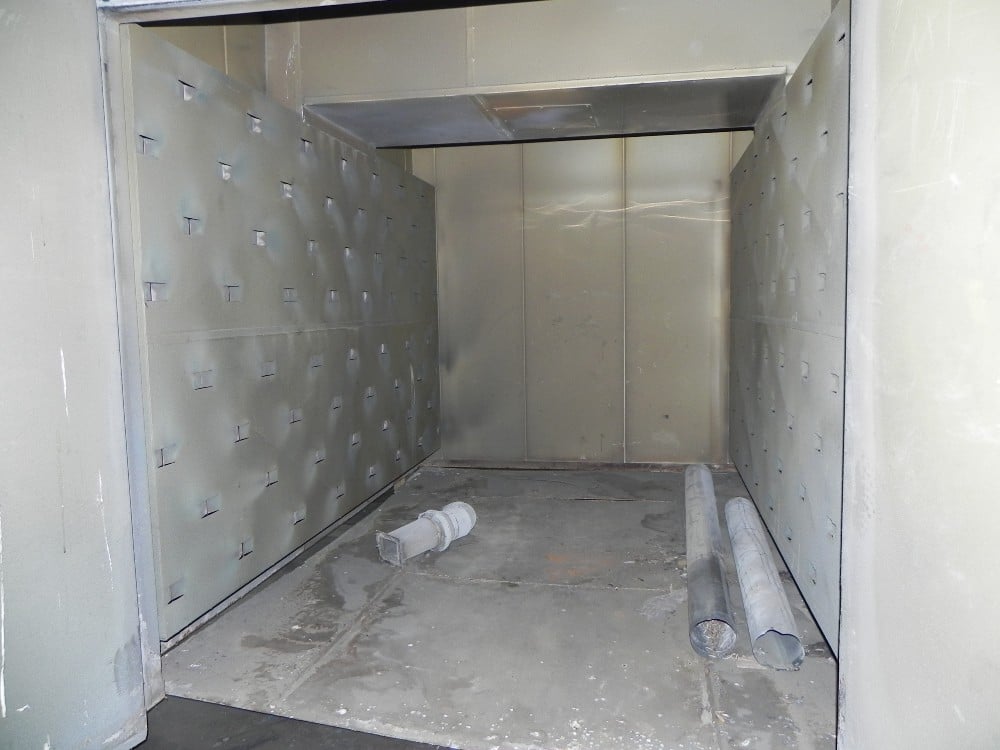 72" width x 72" H x 120" L Wisconsin Oven, 500°F. Gas-fired - Image 2