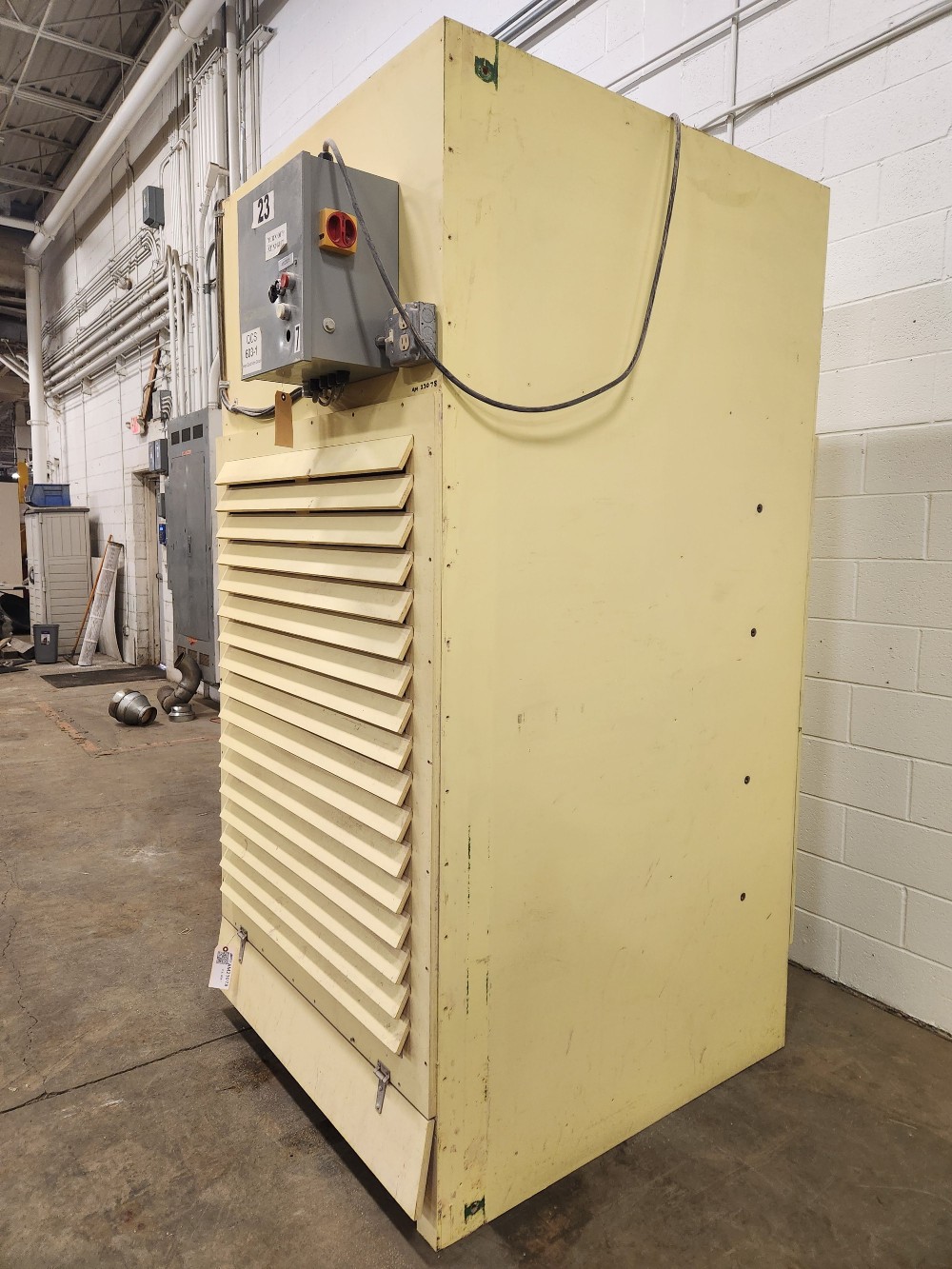 5,500 cfm DownFlo back-draft Custom Systems UCB-1 module for wood dust-used - Image 1