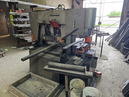6" x 6" x 1/2" Spartan #IW110D/2, Hydraulic Ironworker, 110 Ton, 3-5/16" stroke, 12" throat, 10 HP, 24" - Image 4