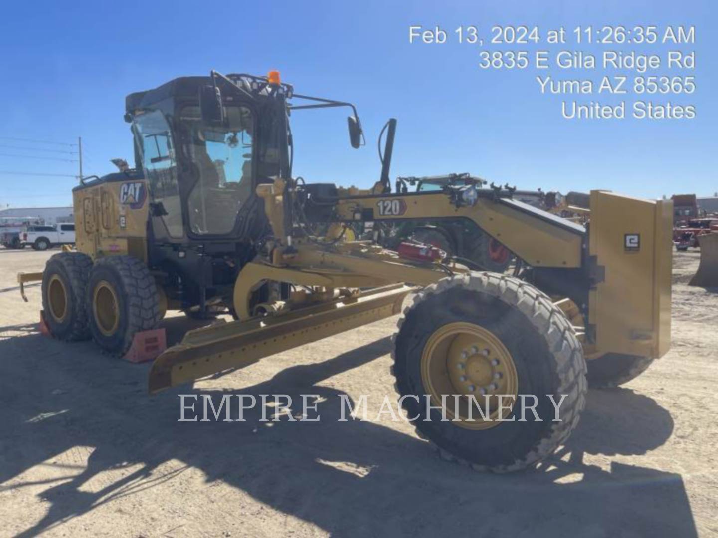 Caterpillar 120-14, Motor Grader, 1591 hours, S/N: Y9C01004, 2023 - Image 1