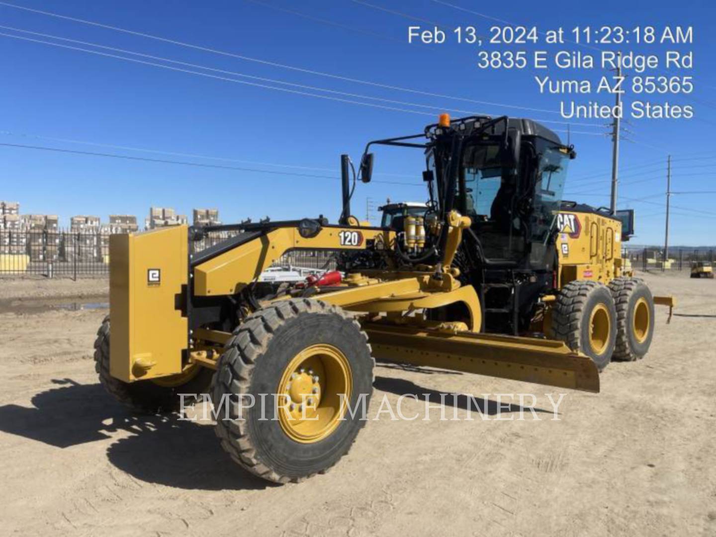 Caterpillar 120-14, Motor Grader, 1591 hours, S/N: Y9C01004, 2023 - Image 2