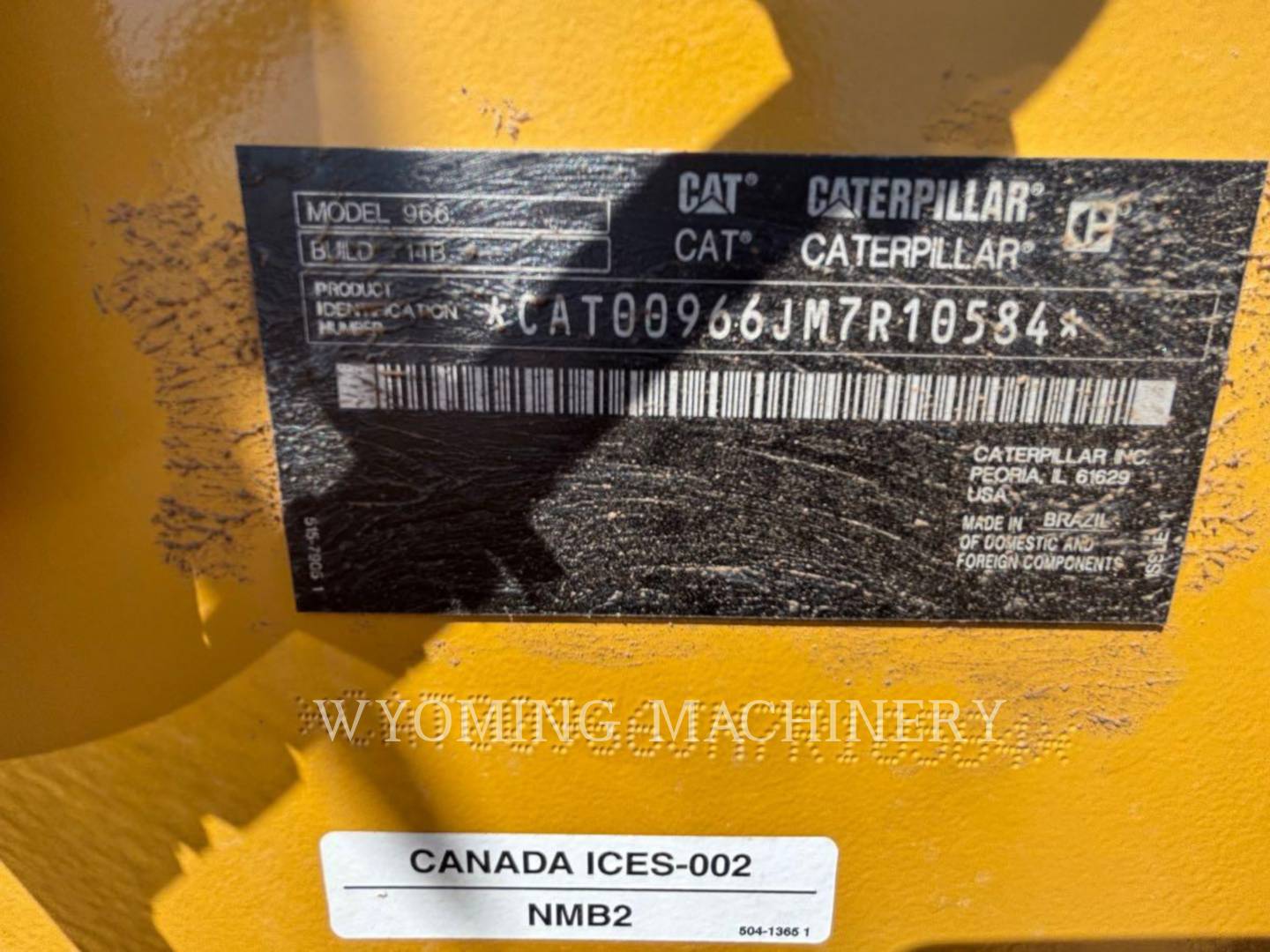 Cat 966, Wheel Loader, 254 hours, S/N: M7R10584, 2026 - Image 6