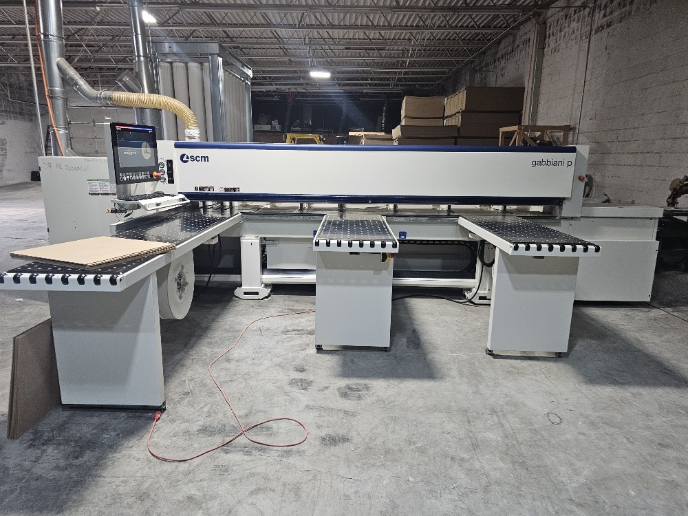 SCM Gabbiani #P75, Automatic Front Load Panel Beam Saw, 500 hours, pristine condition, 2019 - Image 1
