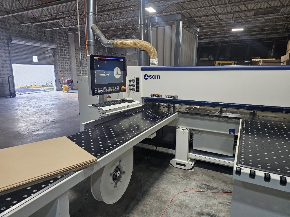 SCM Gabbiani #P75, Automatic Front Load Panel Beam Saw, 500 hours, pristine condition, 2019 - Image 3
