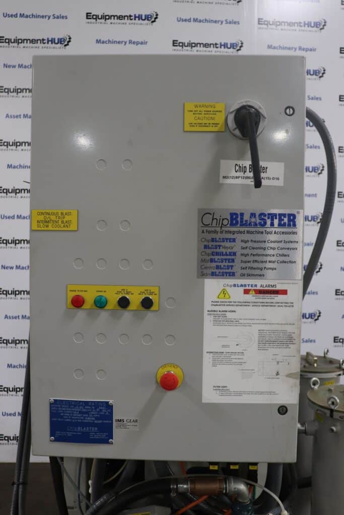 ChipBlaster #J2-60, high pressure coolant delivery system, 100 gallons, 16 GPM, 1200 psi, 2016 - Image 4