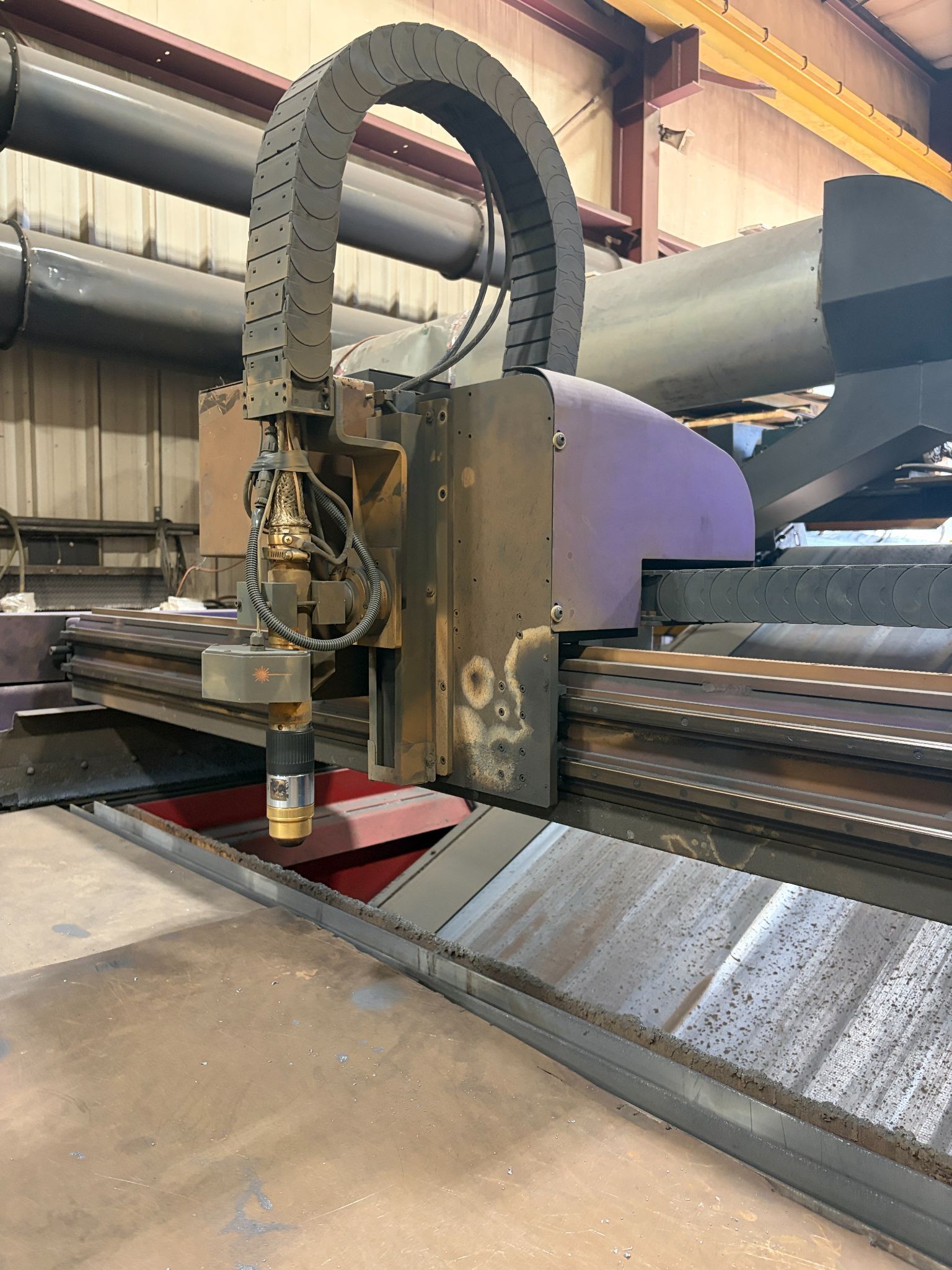 Retro Systems #Hornet-HD-HHD78-ESR200, 400 amps., 6.6' x 24' Hypertherm plasma cutter, 2015 - Image 10