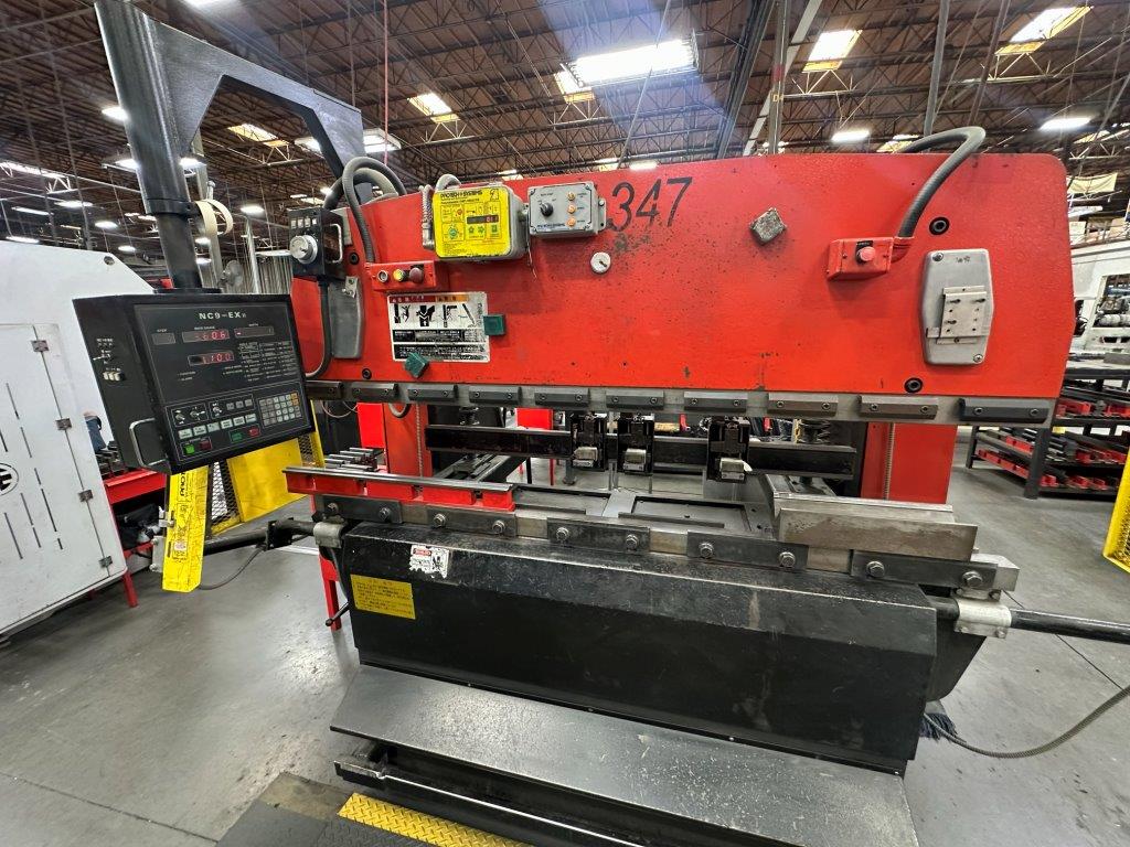 55 Ton, Amada #RG-50, CNC press brake, 6.8'OA, 59.8" between housing, 3.9" stroke, 15.75" throat, 14.57" - Image 1