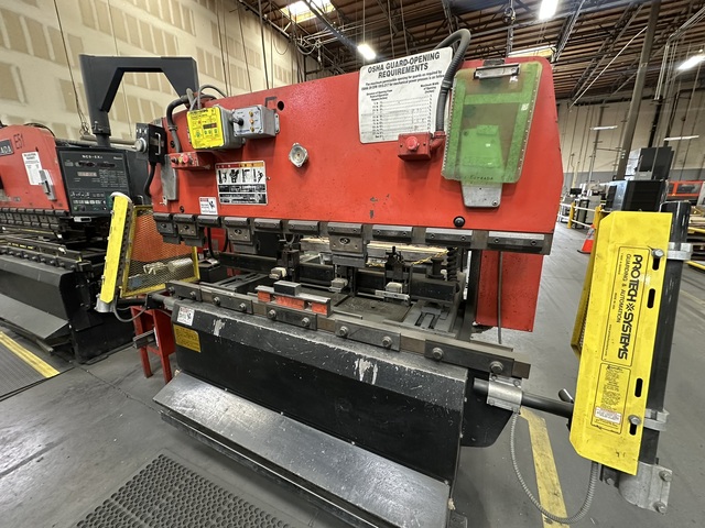 55 Ton, Amada #RG-50, CNC press brake, 6.8'OA, 59.8" between housing, 3.9" stroke, 15.75" throat, 14.57" - Image 2