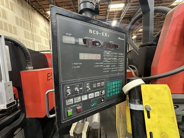 55 Ton, Amada #RG-50, CNC press brake, 6.8'OA, 59.8" between housing, 3.9" stroke, 15.75" throat, 14.57" - Image 3