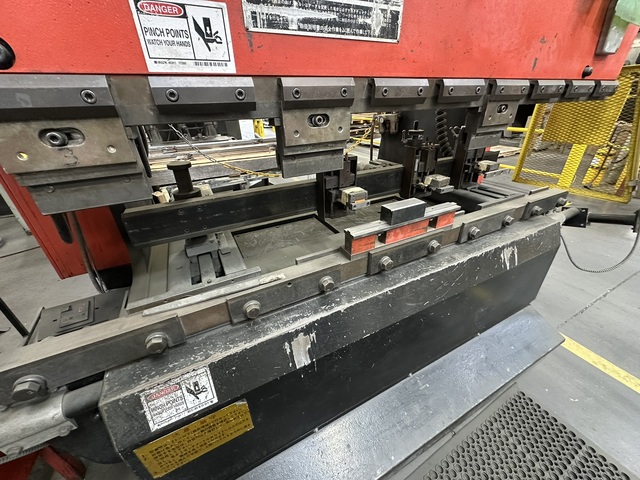 55 Ton, Amada #RG-50, CNC press brake, 6.8'OA, 59.8" between housing, 3.9" stroke, 15.75" throat, 14.57" - Image 4