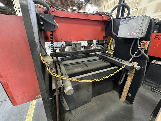 55 Ton, Amada #RG-50, CNC press brake, 6.8'OA, 59.8" between housing, 3.9" stroke, 15.75" throat, 14.57" - Image 5