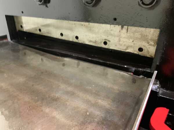 6" x 6" x 1/2" Edwards #Jaw-V, hydraulic ironworker, 115 ton, 12" throat, 7.5 HP, 30 SPM, 2000 - Image 7