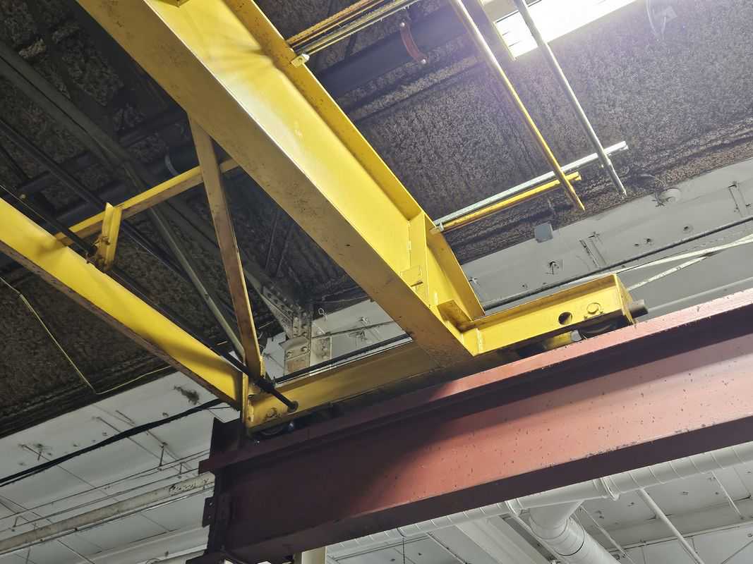 5 Ton, Bohl, single girder top running bridge crane, 35' span, pendant Control - Image 3