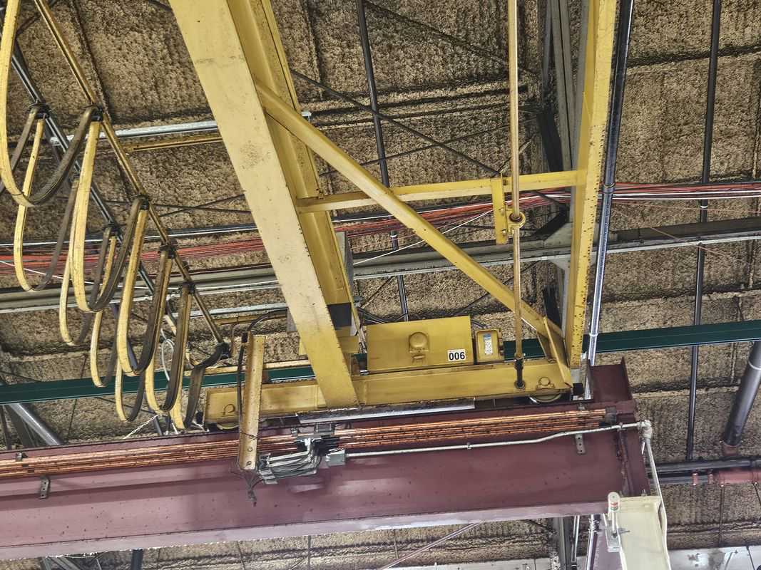 5 Ton, Bohl, single girder top running bridge crane, 35' span, pendant Control - Image 4