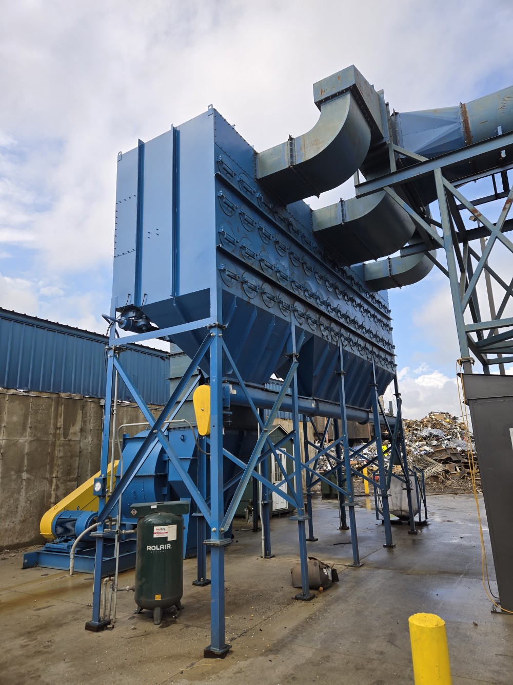 60,000 cfm Sly HCF-16-4-52 Cartridge Dust Collector - Image 1