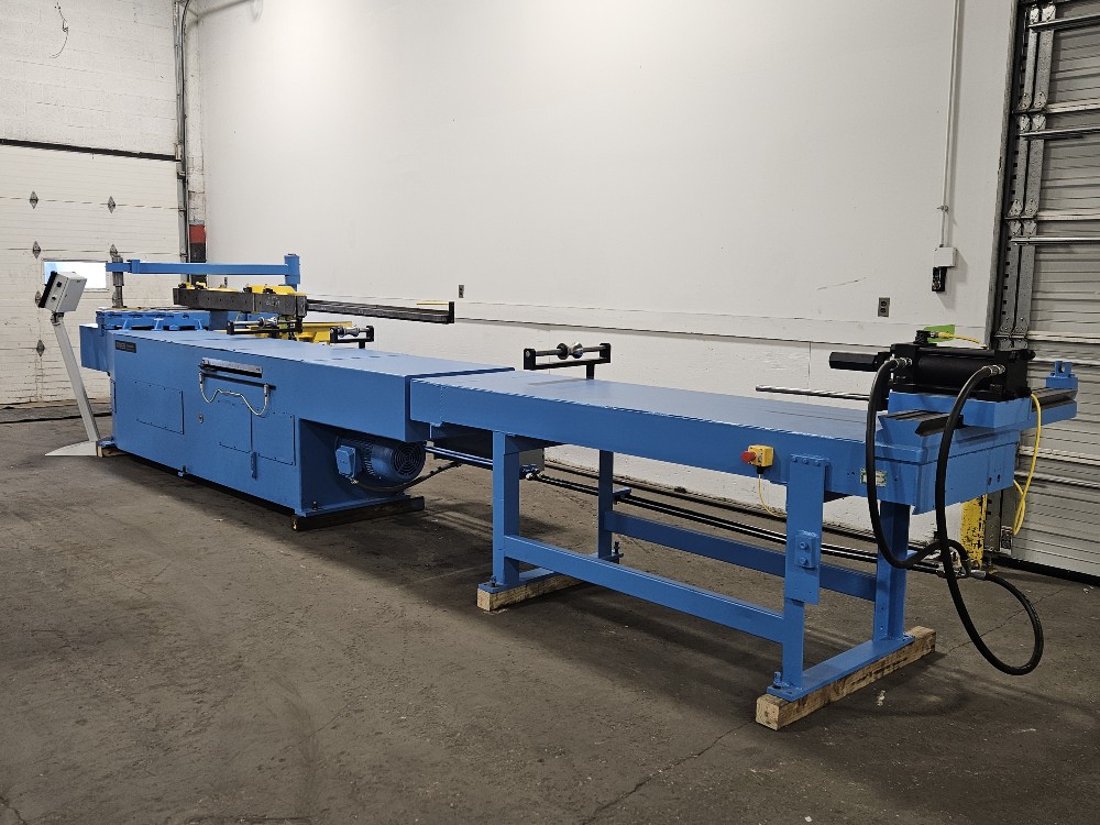 6" Pines #4, horizontal heavy duuty mandrel type tube/pipe bender, rebuilt - Image 2