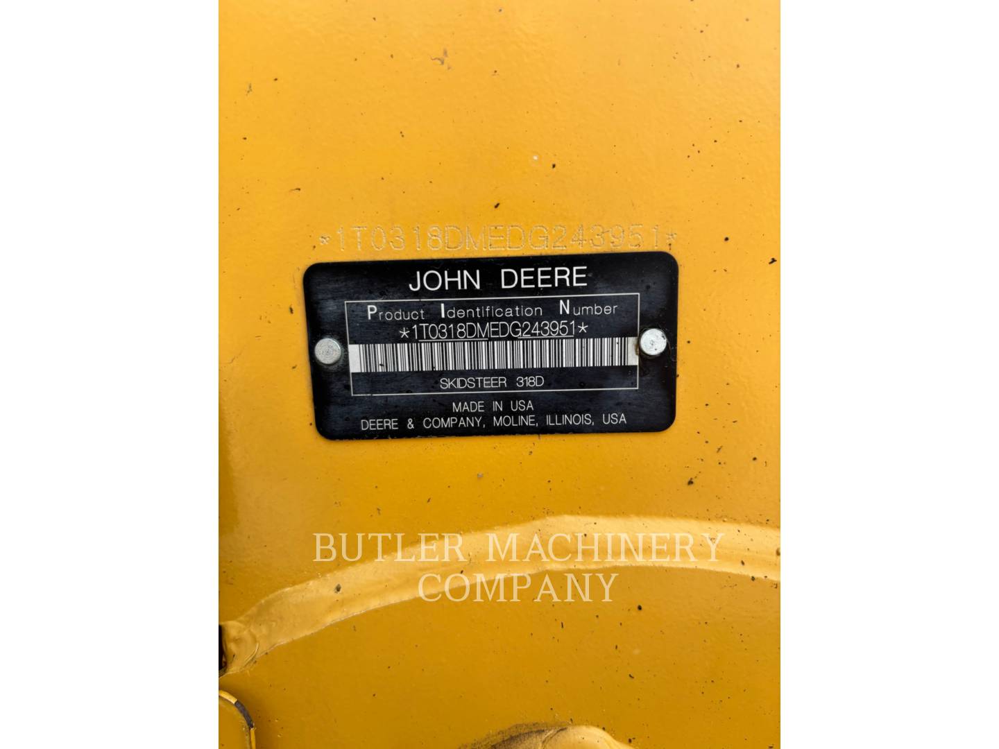 Deere & Co. 318D, Skid Steer Loader, 1197 hours, S/N: 1T0318DMEDG243951, 2013 - Image 6