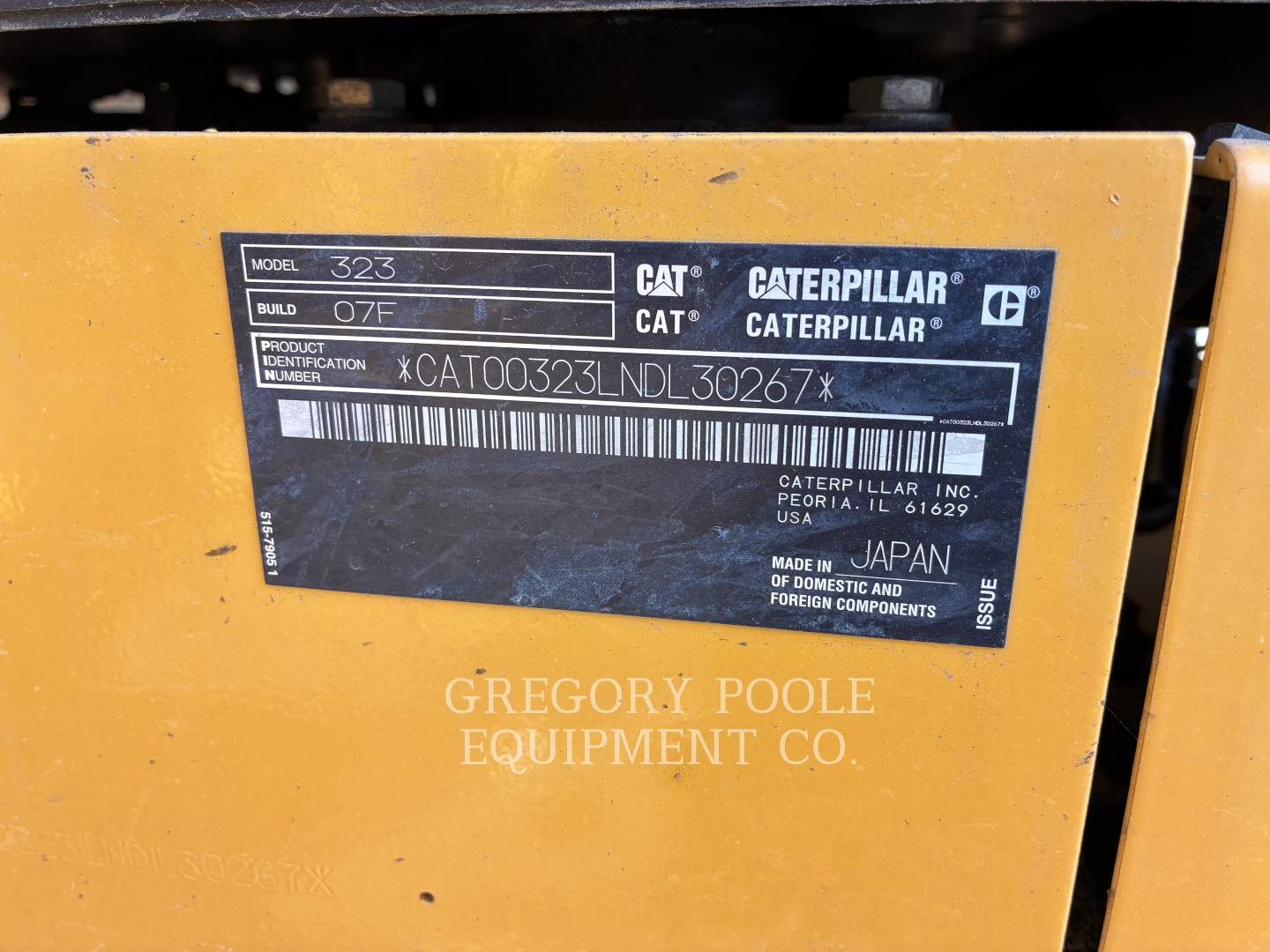 Caterpillar 323-07, 1012 hours, S/N: NDL30267, 2023 - Image 6