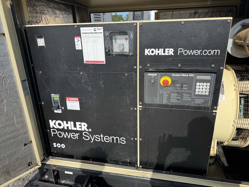 500 KW Kohler #500REOZJB, Generator Set, 480 Volts, Sound Enclosure, 502 hours, 2015 - Image 4