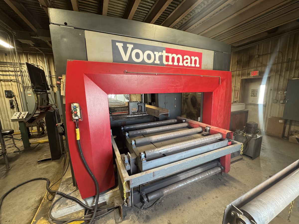 Voortman #806, CNC beam coping machine, 23-1/2" beam height, 50" beam width, Hypertherm HPR400 X, 2009 - Image 1