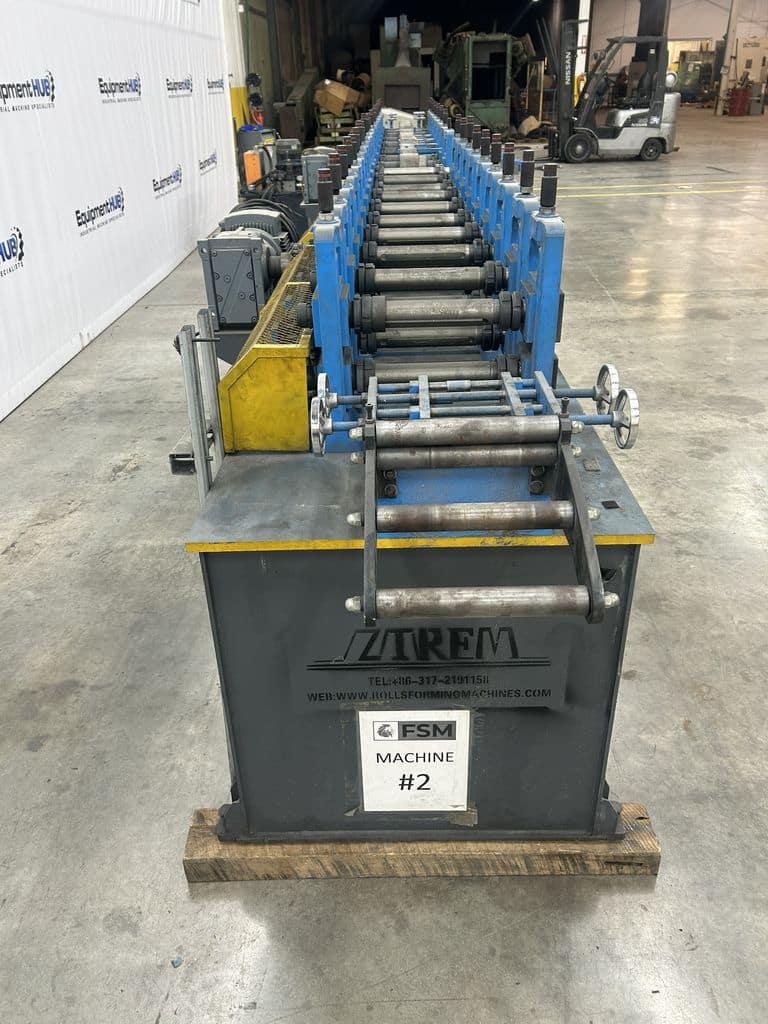 18 Stand, ZTRFM #F595, roll forming line, MCHGS touchscreen HMI Control, (2) 7.5 KW Omiter geared motors, 2022 - Image 8