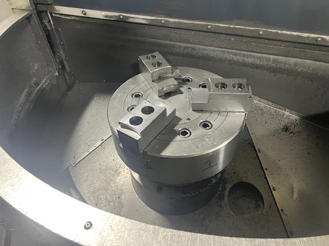 21.6" Youji #CY-550H+APC, CNC Vertical Boring Mill, 29.5" swing, 19.1" work height, 29 HP, 4,000 RPM, Fanuc - Image 3
