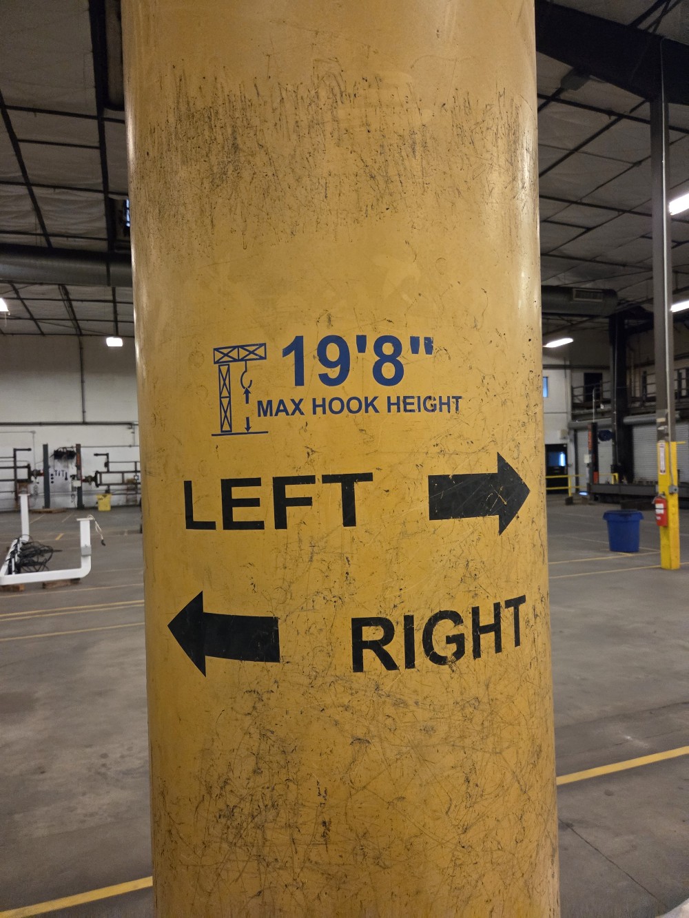 1.5 Ton, Gorbel, free standing jib crane 17', 17' span, 19' hub - Image 4
