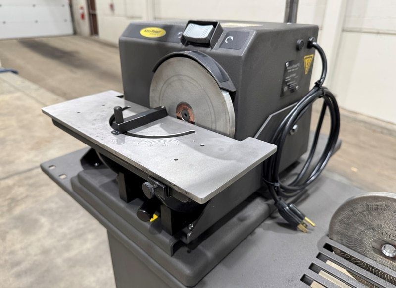 Accu-Finish #Series-II, tool sharpening system, 1" drill capacity, slotted gun drill table, microscope - Image 4
