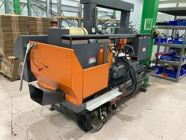 14" x 20" Hem #DC-1420HIA-C, automatic dual column horizontal band saw, 1-1/4" x 17'-8" x .042" blade, 7.5 - Image 4