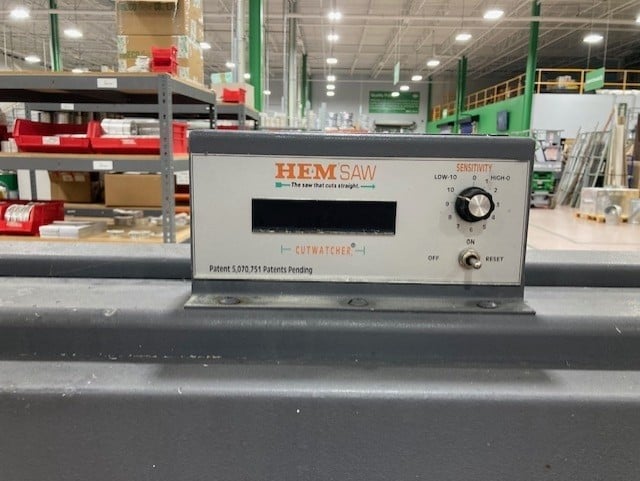 14" x 20" Hem #DC-1420HIA-C, automatic dual column horizontal band saw, 1-1/4" x 17'-8" x .042" blade, 7.5 - Image 6